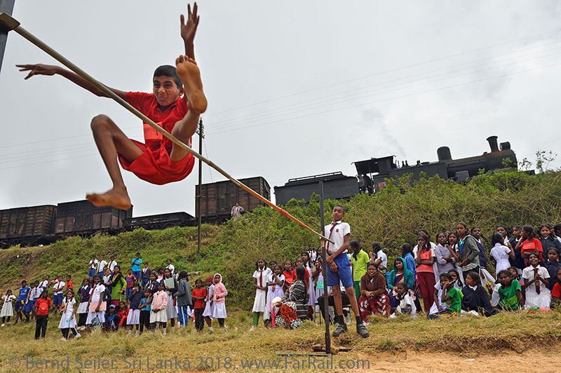 Breispur-Dampf in Sri Lanka - Foto-Charterzüge