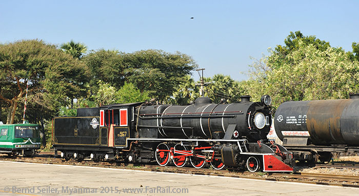 State Railway Steam in Myanmar/Burma