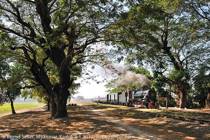 State Railway Steam in Myanmar/Burma