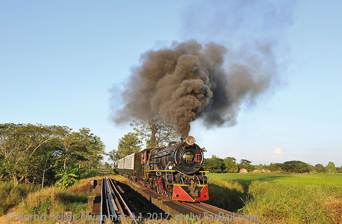 State Railway Steam in Myanmar/Burma