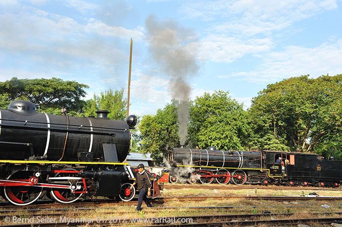 State Railway Steam in Myanmar/Burma