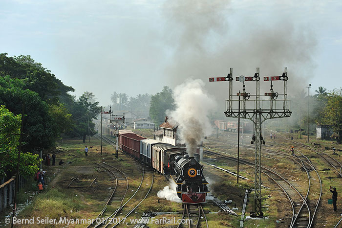 State Railway Steam in Myanmar/Burma