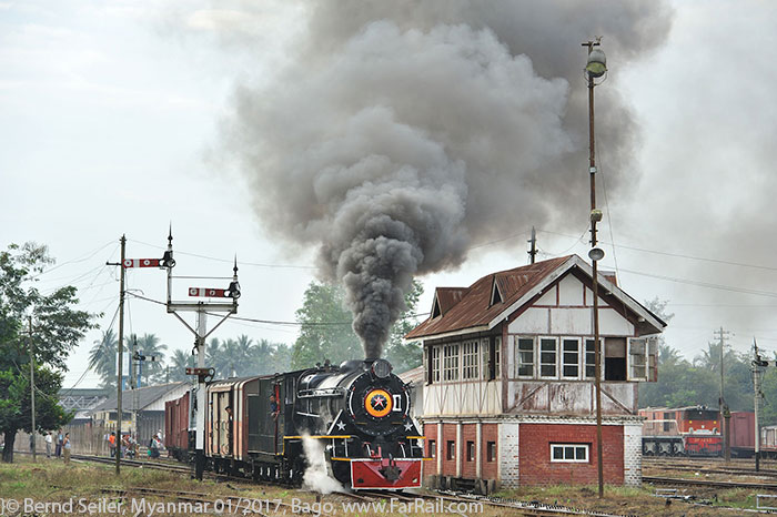 State Railway Steam in Myanmar/Burma