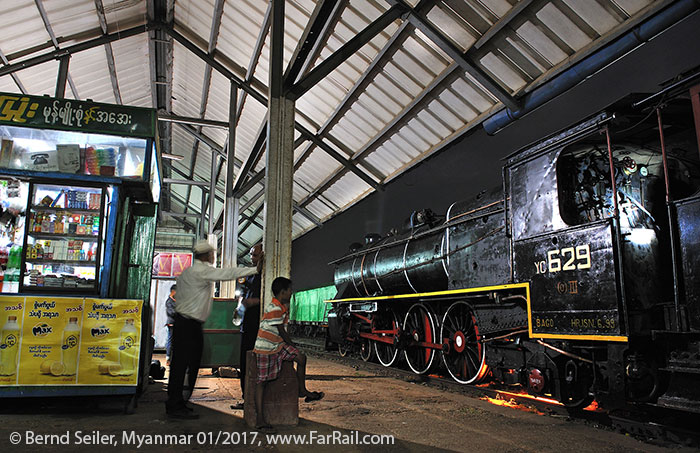 State Railway Steam in Myanmar/Burma