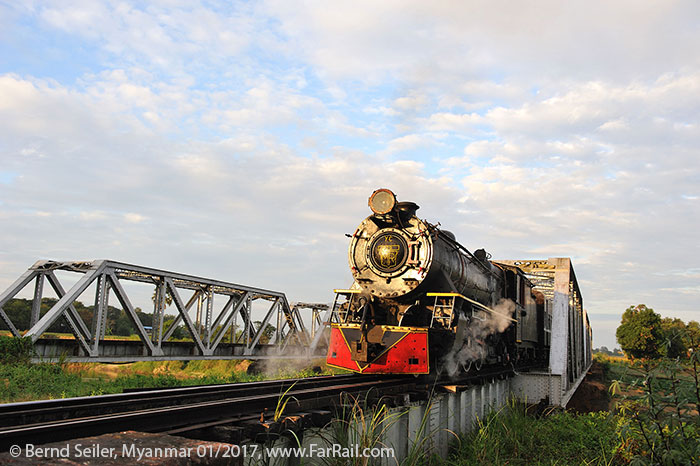 State Railway Steam in Myanmar/Burma