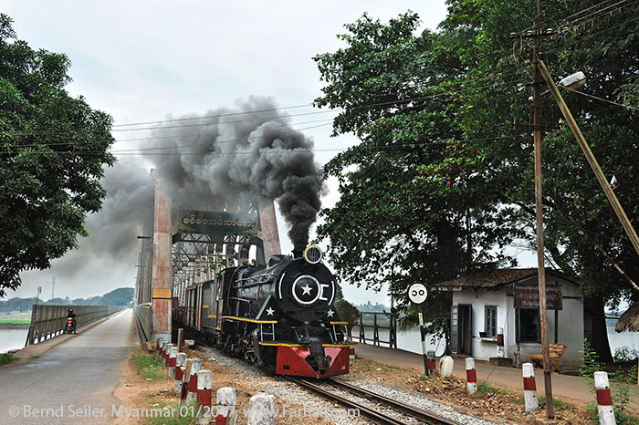 State Railway Steam in Myanmar/Burma