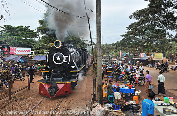 State Railway Steam in Myanmar/Burma