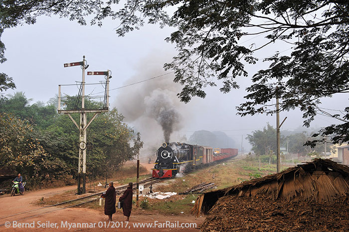 Metre Gauge Steam in Myanmar/Burma
