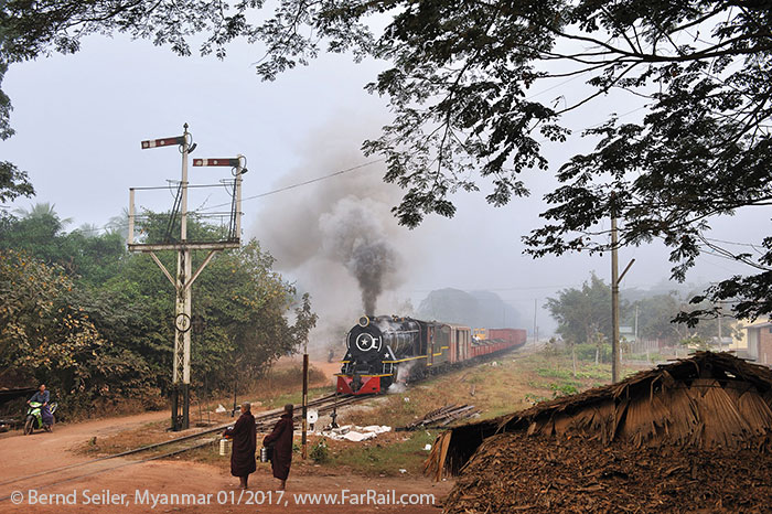 State Railway Steam in Myanmar/Burma