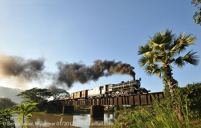 State Railway Steam in Myanmar/Burma