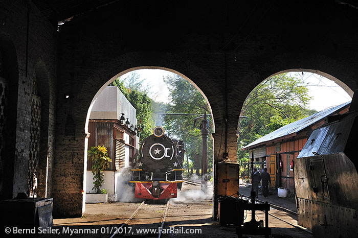 State Railway Steam in Myanmar/Burma