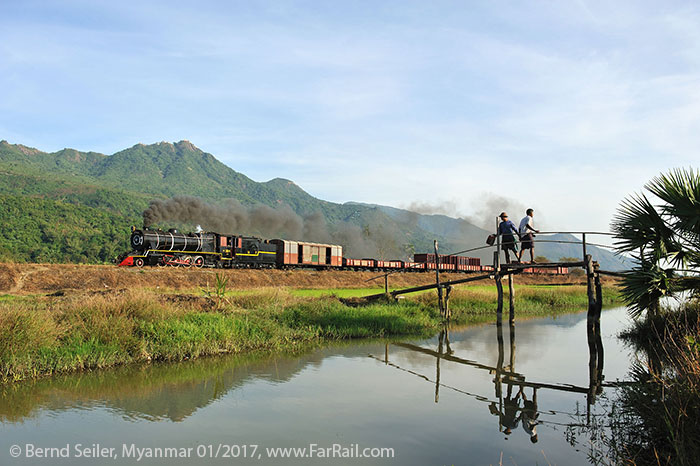 State Railway Steam in Myanmar/Burma