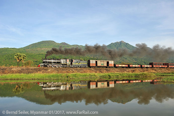 State Railway Steam in Myanmar/Burma