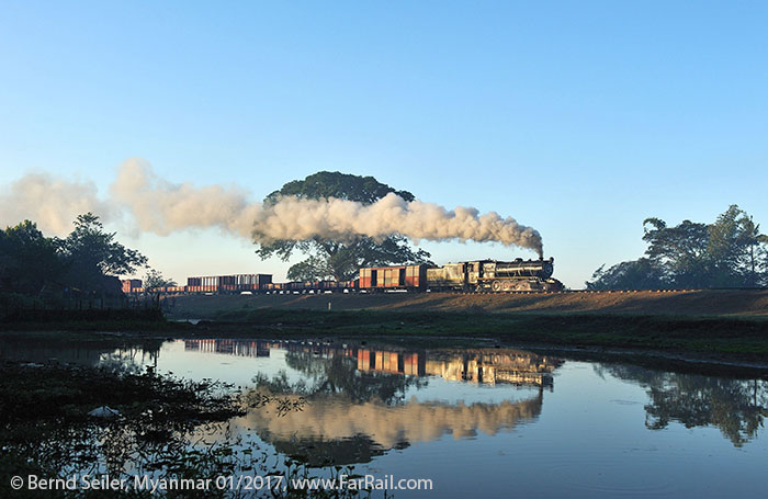 State Railway Steam in Myanmar/Burma