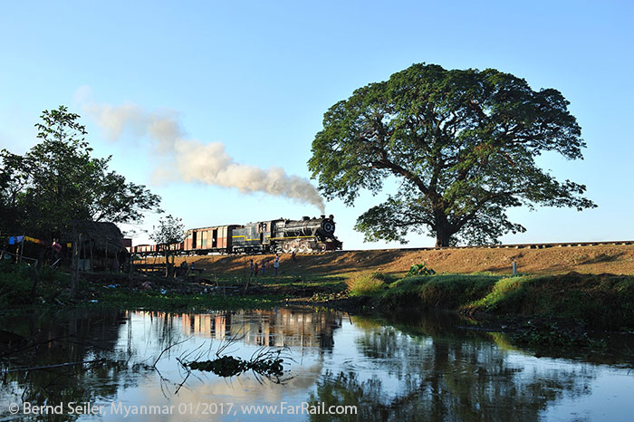 State Railway Steam in Myanmar/Burma