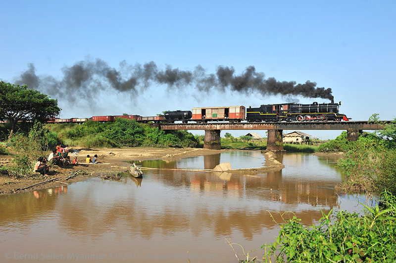 State Railway Steam in Burma/Myanmar
