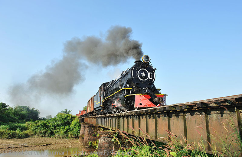State Railway Steam in Burma/Myanmar