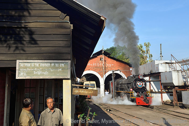State Railway Steam in Burma