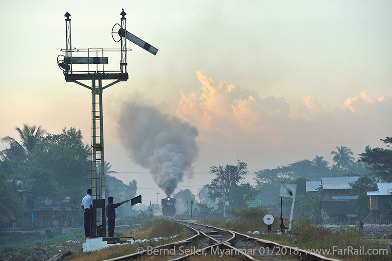 Dampfcharterzüge in Birma/Myanmar