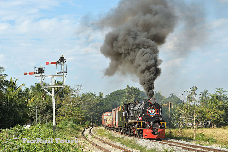 Main Line Steam in Burma (Myanmar)