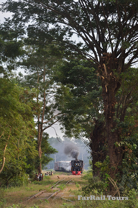 Steam in Burma (Myanmar) - branch line to Madauk