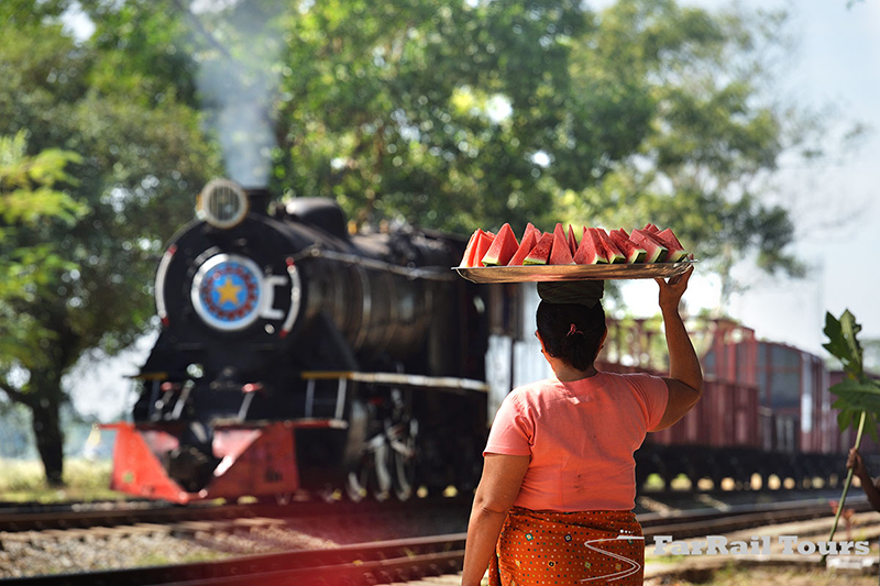 Main Line Steam in Burma (Myanmar)