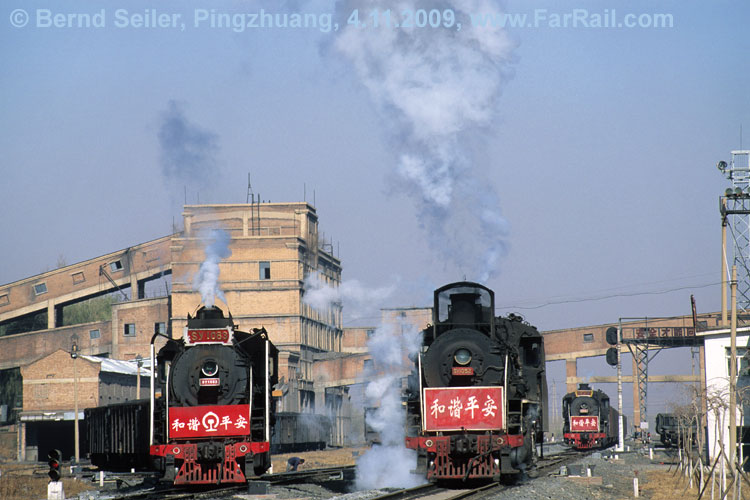 3 x steam in Pingzhuang