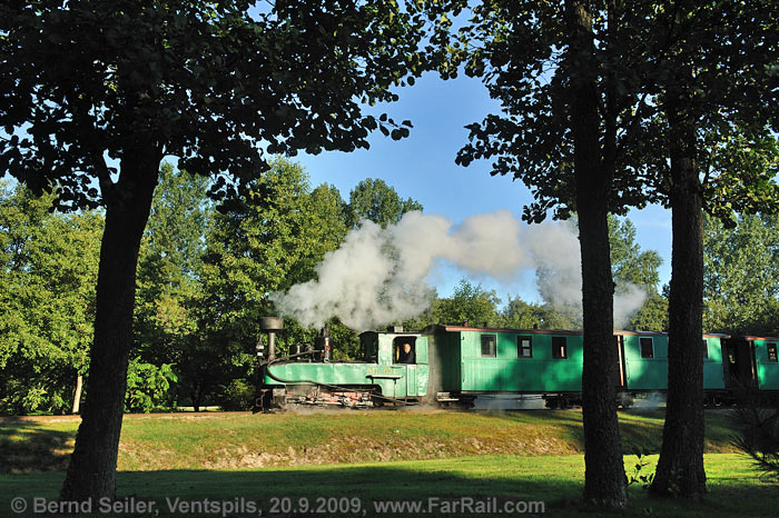 Narrow Gauge Steam in Latvia: Ventspils